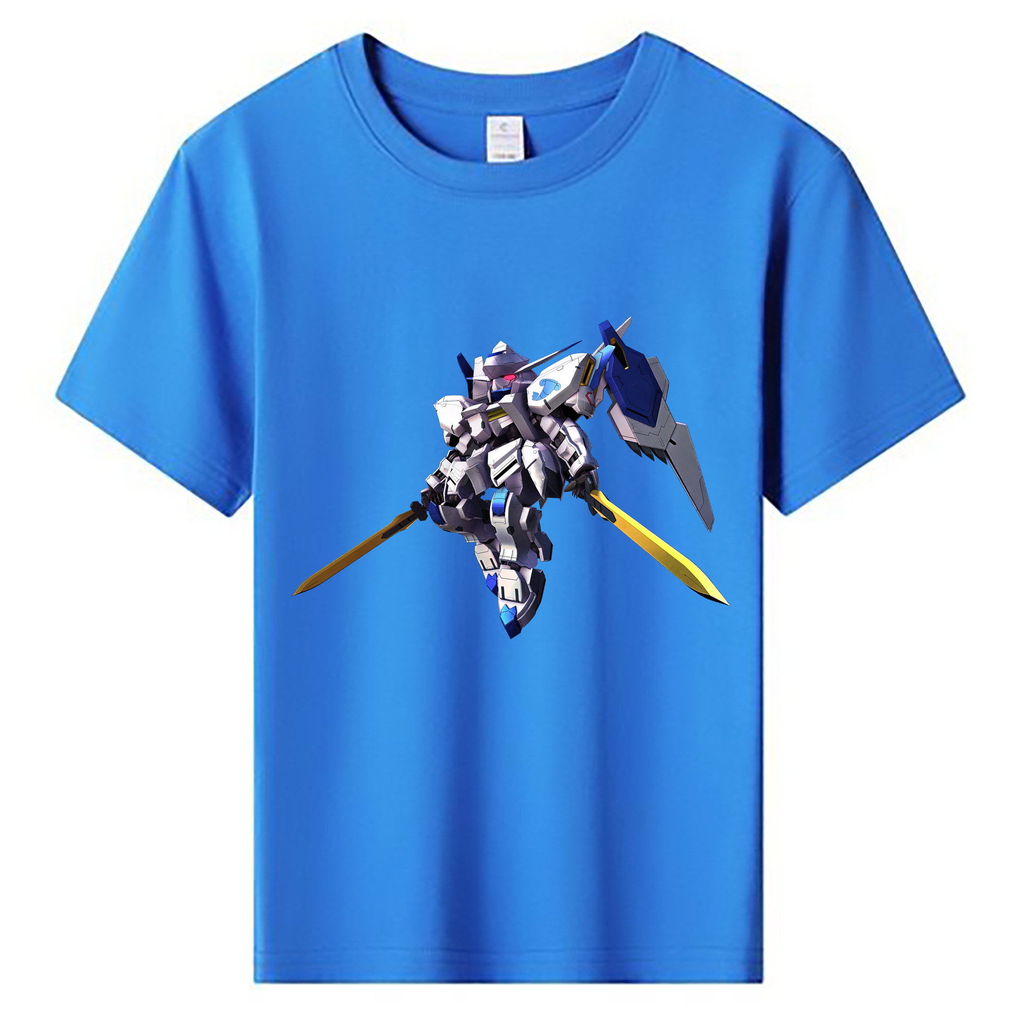 （画像用） 機動戦士ガンダム Mobile Suit Gundam 綿100％キッズTシャツ（フロントプリント）